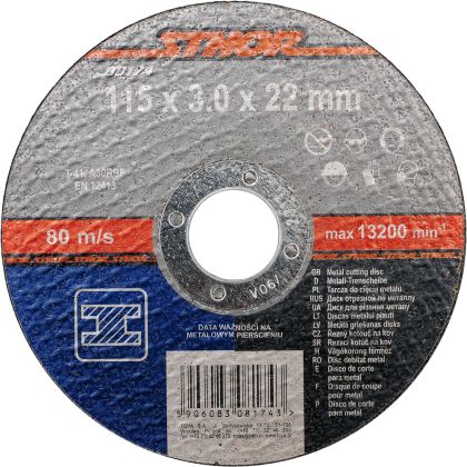 DISC DEBITAT METALE 115X3X22.2MM STHOR