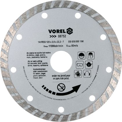 DISC DIAMANTAT TURBO 125 MM