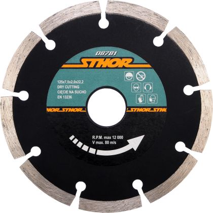 DISC DIAMANTAT SEGMENTAT 125X2MM H7