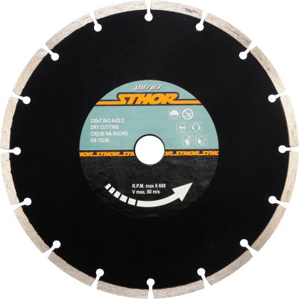 DISC DIAMANTAT SEGMENTAT 230X2.4MM H7