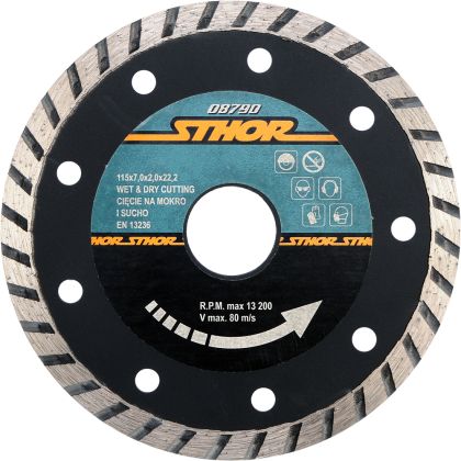 DISC DIAMANTAT TURBO 115X2.7MM H7