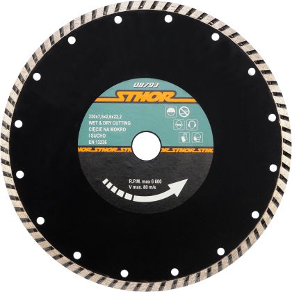 DISC DIAMANTAT TURBO 230X2.6MM H7,5