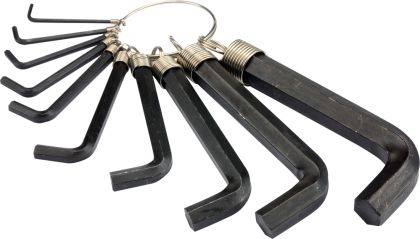 SET 10 CHEI HEXAGONALE 2-14 MM