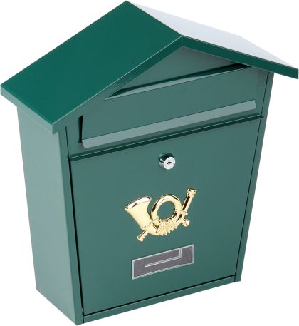 CUTIE POSTALA 380X320X105MM VERDE