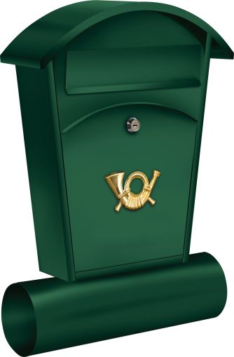 CUTIE POSTALA 480X280X80MM VERDE