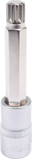 BIT SPLINE CU ADAPTOR 1/2",M12,100MM