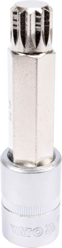 BIT SPLINE CU ADAPTOR 1/2",M17,100MM