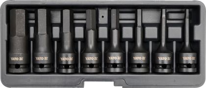 SET 8 CHEI TUB.DE IMPACT HEX 1/2"