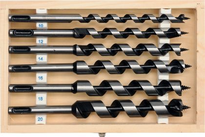 SET BURGHIE ELICOIDALE LEMN10-20MM/200