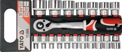 SET TUBULARE+ANTRENOR 19BUC,1/2"