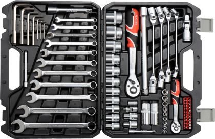 TRUSA DE SCULE 1/4 "?I 1/2", 77 PIESE