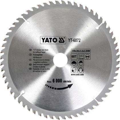 DISC FIERASTRAU CIRC.PT.LEMN250X60X30MM