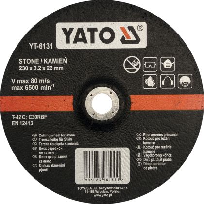 DISC TAIAT PIATRA 230X3.2X22MM