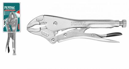 TOTAL - Cleste cu blocare 10" maner plastic