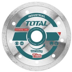 TOTAL - Disc diamantat continuu - ceramica - umed - 125mm