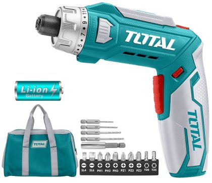 TOTAL - Masina de insurubat cu acumulator 8V-1.3Ah