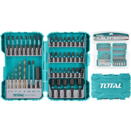 TOTAL - Set 45 biti de impact pentru surubelnita