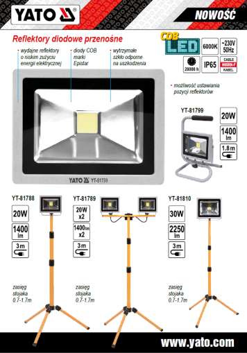 Reflector cu trepied ,20W
