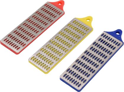 Set 3 pietre abrazive diamantate 75x25mm