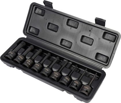 SET BITI IMPACT 1/2, SPLINE, 9 BUC