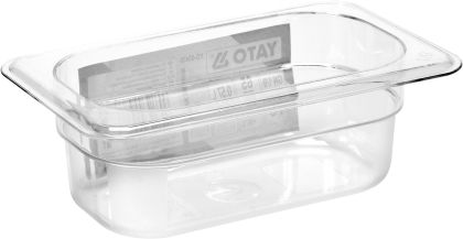 CONTAINER CATERING PLASTIC,GN1/9, 65MM