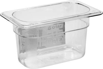CONTAINER CATERING PLASTIC,GN1/9, 100MM