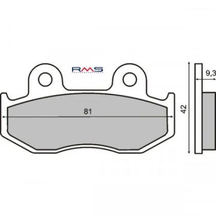 Placute frana scuter Honda Sh 125 - 150cc RMS