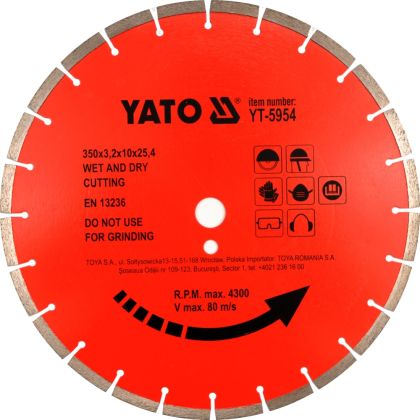 DISC CU DIAMANT PT BETON 400X25,4MM