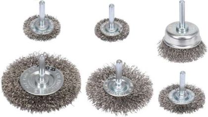 SET 6 PERII FRONTALE PENTRU INOX