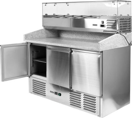 MASĂ RECE  PIZZA 368L ȘI ADAPTATOR 6XGN1