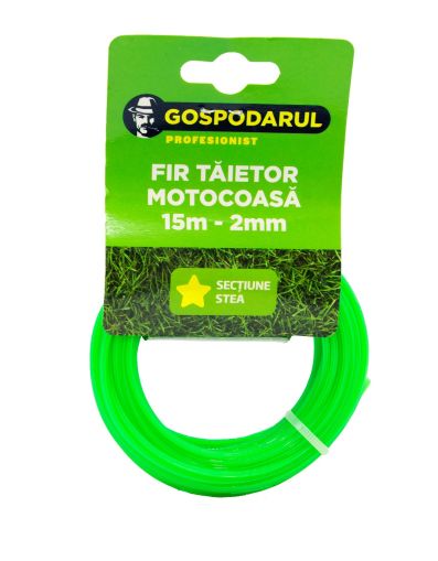 Fir taietor 15m - 2mm (sectiune stea) (MC)