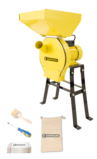 GP- MOARA PENTRU CEREALE SI STIULETI DE PORUMB CU SUPORT MCR1S- 3900W