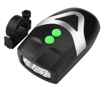 LANTERNA + CLAXON - 3 LED - 3 functii