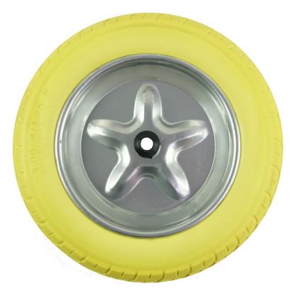 Roata roaba - spuma poliuretanica - ax subtire 14mm- 3.00-8/4.00-8