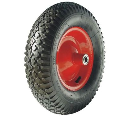 Roata roaba - TT - ax subtire 14mm - mixt - 3.50-8 8PR