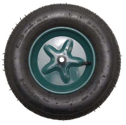 Roata roaba - TT - ax subtire 14mm - mixt - 4.00-8 4PR