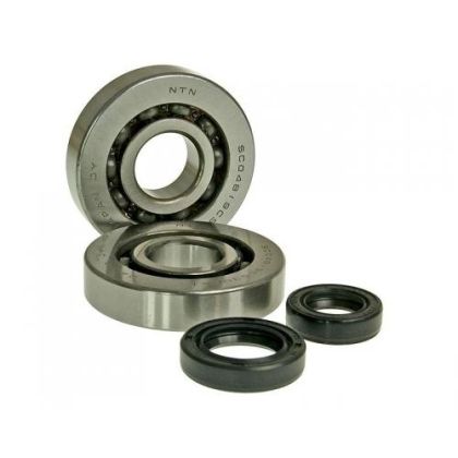 RULMENTI + SIMERINGURI PEUGEOT/HONDA DIO AF27/28 50 (2 x rulmenti 20x52x12, simering 15,6x25,5x7 , simering 20x30x7)