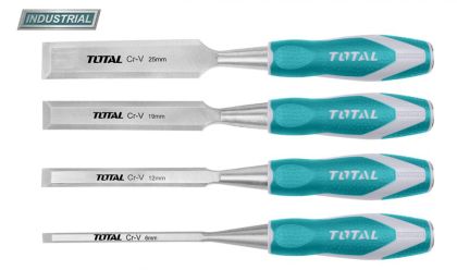 Set 4 dalti pentru lemn (6mm, 12mm, 19mm, 25mm) - Cr-V (INDUSTRIAL)