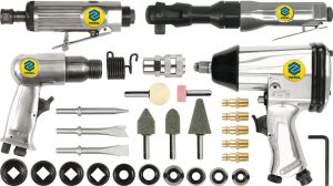 SET UNELTE PNEUMATICE+ACCESORII