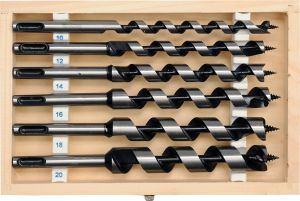 SET BURGHIE ELICOIDALE LEMN10-20MM/200