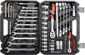 TRUSA DE SCULE 1/4 "?I 1/2", 77 PIESE