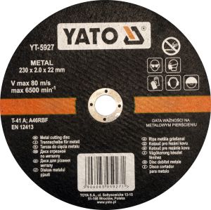DISC DEBITAT METAL 230X2X22