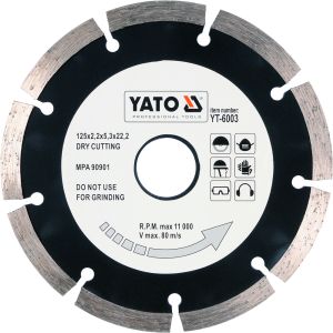 Disc diamantat segmente HS 125 mm