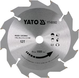 Disc circular pt lemn 170X12TX16MM