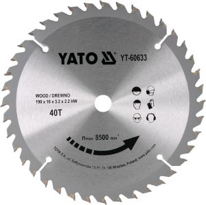 DISC CIRCULAR PT LEMN,190X16X2,2MM