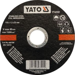 DISC DEBITAT METALE 115X1.2X22MM