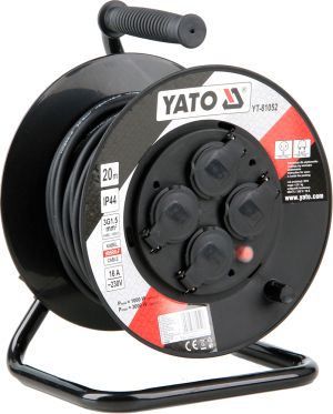 PRELUNGITOR PE TAMBUR 20M, 16A, IP 44