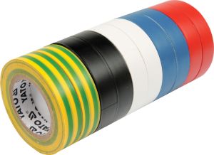 SET 10BUC.BANDA IZOLATOARE PVC19MM x20M