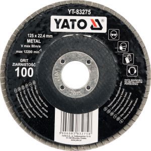 Disc slefuit metal 125mm P100