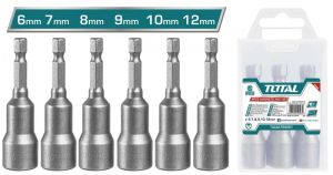 TOTAL - Set 6chei -1/4" hex - 65mm
